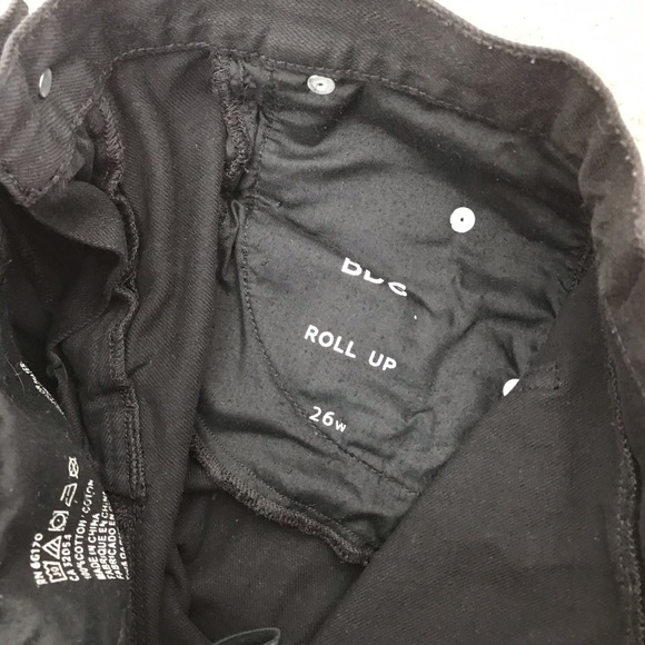 NWT urban outfitters BDG black roll up shorts - Picture 5 of 5